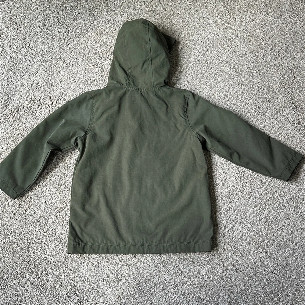 Old Navy Kids Olive Hooded Windbreaker - Raincoat‎